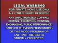 HBO Video FBI Warning Screen And Walt Disney Classics Logo