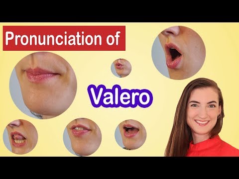 How to pronounce Valero, American English Pronunciation Lesson