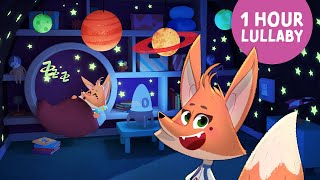 1 Hour Nighty Night Bedtime Music 🎶 Fall asleep with Sandrine the Fox 🎶 Nap time for kids & toddlers