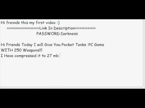 Pocket Tanks With 250 Weapons!!!!(Vivek Sankpal)