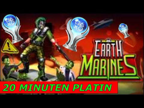 Earth Marines PS4 | Leichte Platin in 20 Minuten 🏆 | Trophäen & Achievement Guide 🎮