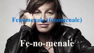 Gianna Nannini - Fenomenale Testo Lyrics