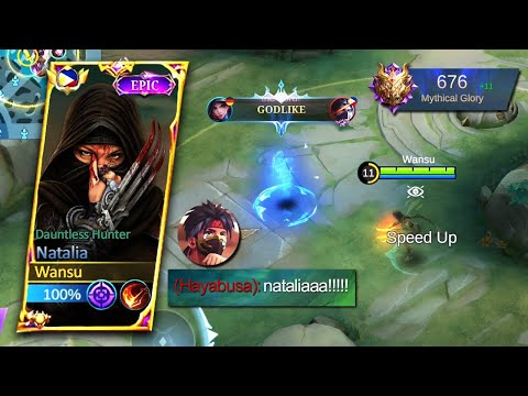 NATALIA VS META HEROES IN SOLO HIGH RANK (must watch) 🔥 TOP GLOBAL NATALIA BUILD 2023 - MLBB