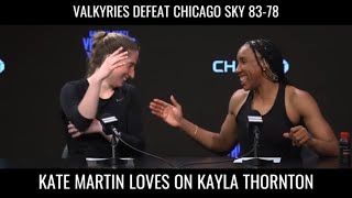Kate Martin Cracks Kayla Thornton Up - Come On Baby!