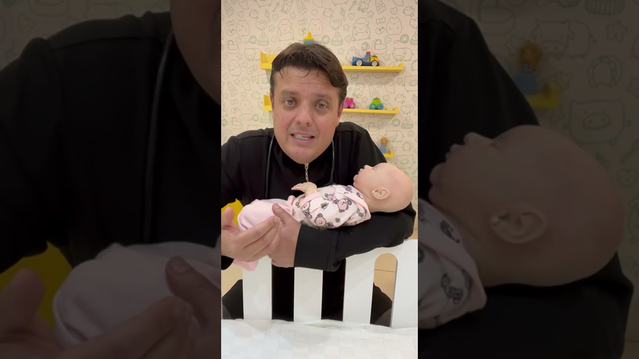 SEU BEBÊ DORME NO COLO E ACORDA NO BERÇO? - DR. FABIANO TEBAS #gravida #recemnascido #filhos