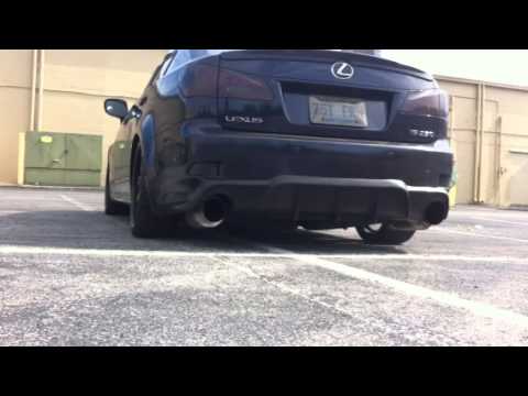 Lexus is250 HKS high-power exhaust sound and rear diffuser