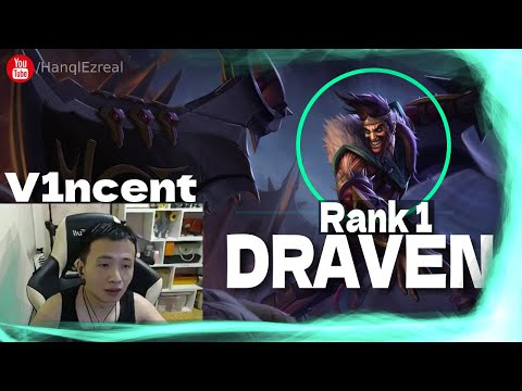 🔻 V1ncent Draven vs Jinx - V1ncent Rank 1 Draven Guide
