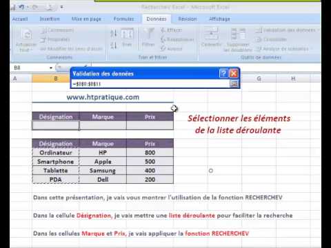 comment appliquer la recherchev