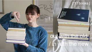 out with the old... | a big book unhaul