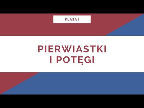 Liceum. Klasa I. Potęgi i pierwiastki