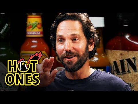 Paul Rudd Does a Historic Dab While Eating Spicy Wings | Hot Ones