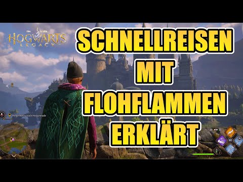 MAP EXPLAINED - FAST TRAVEL WITH FLEA FLAMES - SHOW EXACT PATHS - Hogwarts Legacy
