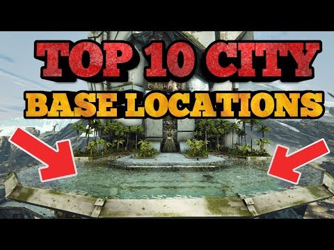 ARK EXTINCTION BESTE STADT BAUPLÄTZE | TOP 10 PVP OP SPOTS [GER]