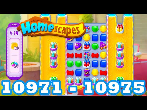 Homescapes Level 10971 - 10975 HD 3 - match puzzle Gameplay | android | IOS | 10972 | 10973 | 10974