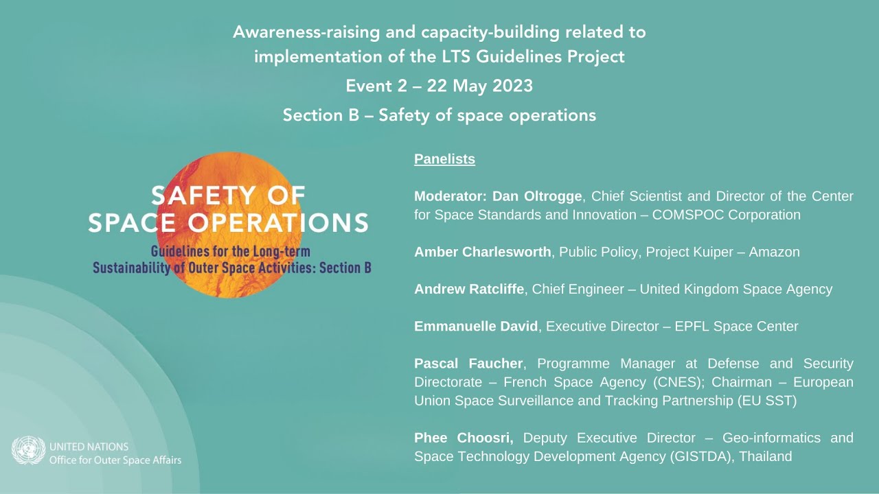 LTS Guidelines Project Virtual Event Series – Event 2: Section B (22 May 2023)