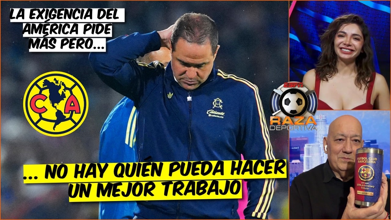La EXIGENCIA del AMÉRICA dice FUERA JARDINE, pero él NO SE LO MERECE | Raza Deportiva