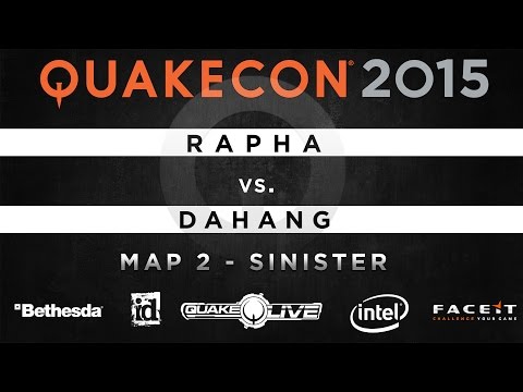 Rapha vs. DaHanG - Map 2 - Sinister (QUAKECON 2015 DUEL)