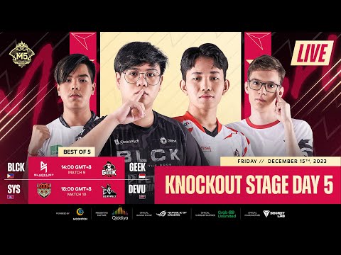 LIVE | IKALIMANG ARAW | M5 World Championship Knockout Stage | (PH)