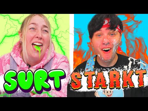 Världens suraste mat VS starkaste mat!