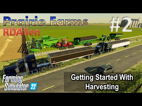 Overkill Harvesting Setup? Definitely! | E Prairie Farms | Farming Simulator 22