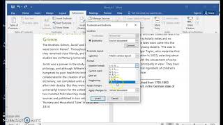 Changing the number format of a Footnote or Endnote