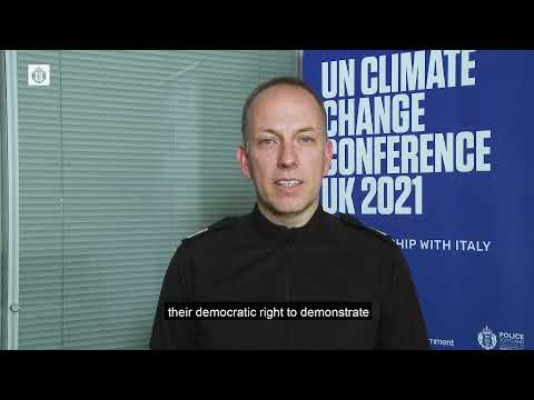 COP26 - Policing Climate Marches