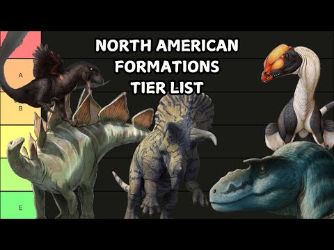 NORTH AMERICAN FORMATIONS RANKING (TIER LIST) #dinosaur #tierlist #ranking #northamerica #formation