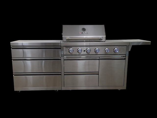 Video Teaser für BBQ Master Outdoor - Aussenküche XL (XL Premium, Schubladenelement)