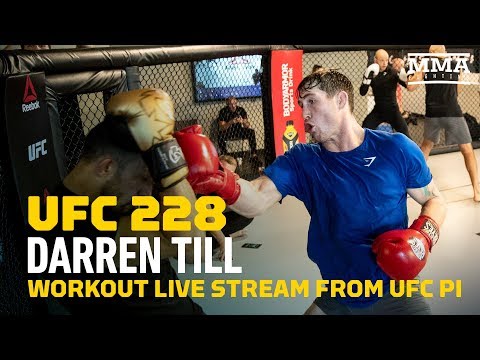 LIVE STREAM: Darren Till Media Workout and Scrum - MMA Fighting