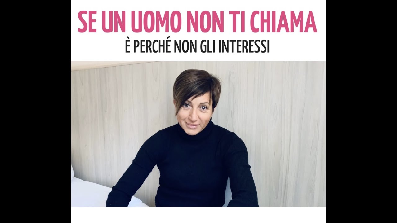 Se un uomo non ti chiama è perché non gli interessi