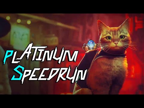 Stray - Platinum Speedrun in 01:45:00 + 1 hour sleeping - 100% Trophy & Achievement Guide