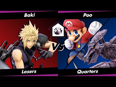 Smash House S1:W3 LQF - Baki (Cloud) vs. Poo (Mario/Palutena/Ridley)