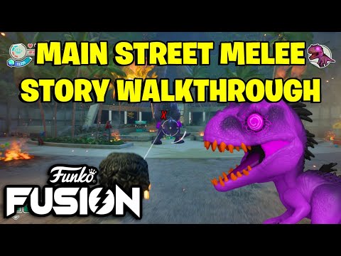 Main Street Melee - Story Walkthrough - Funko Fusion Jurassic World Ending