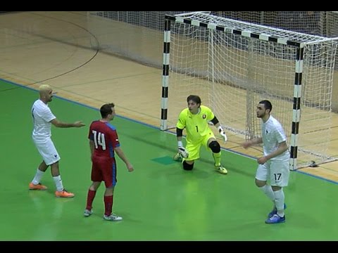 Futsal : France - Rép. tchèque : 3-5, buts et temps forts (highlights/Euro 2016)