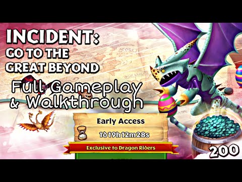 INCIDENT: GO TO THE GREAT BEYOND Full Gameplay & Walkthrough - Dragons:Rise of Berk