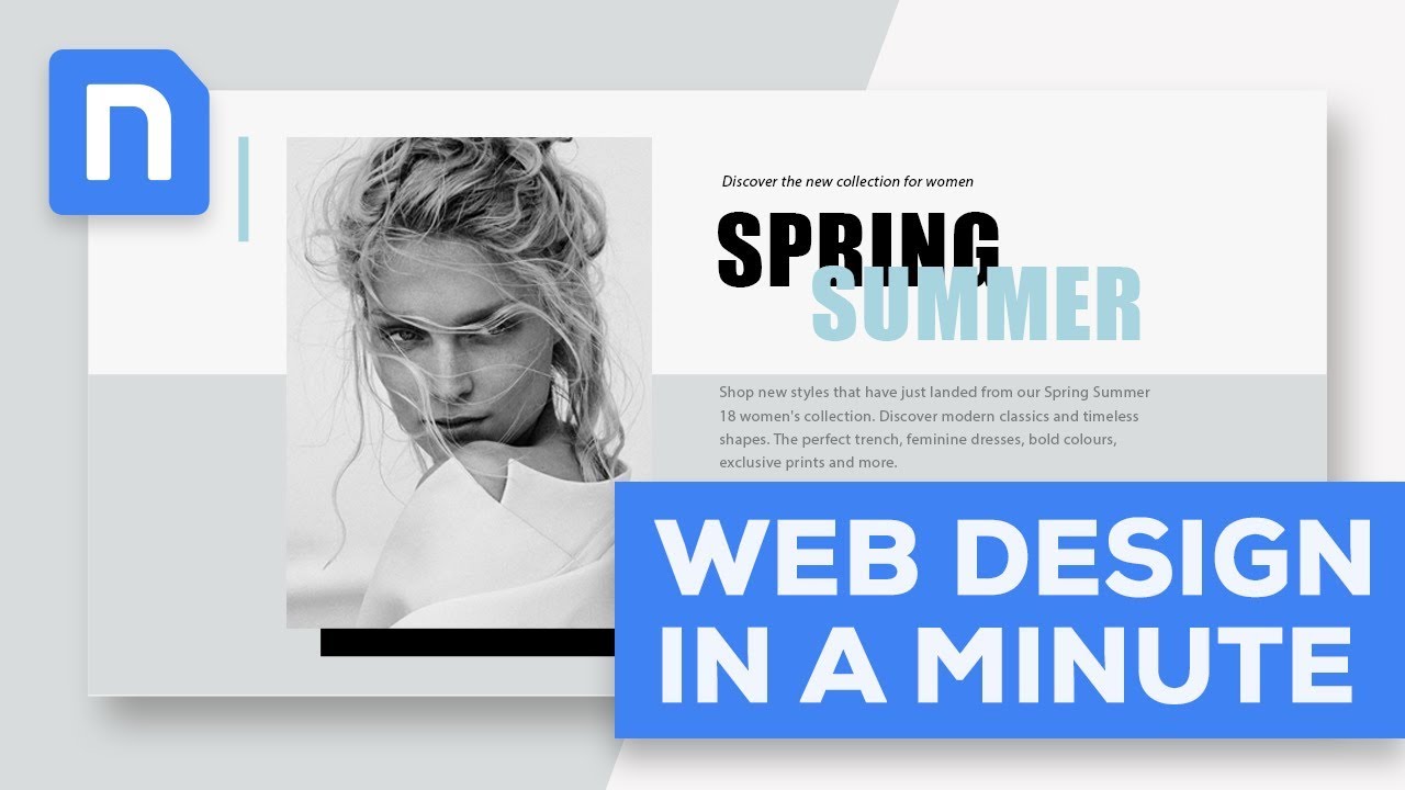 Web Design In Minutes - Fashion Collection