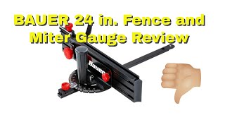 Harbor Freight BAUER Miter Gauge & Fence - Did I Get a Lemon (My Honest Review)