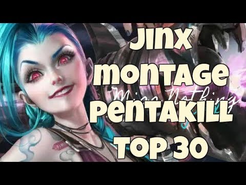 [Lol Pro Play] JINX Montage Pentakill Top 30 | League of Legends
