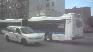 preview picture of video 'New York City Transit Bus: 5956 Nova Bus LFSA on Bx36'