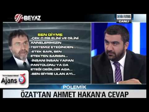 Özat'tan Ahmet Hakan'a: Bukalemun gibisin Erbakan'ı sattın!