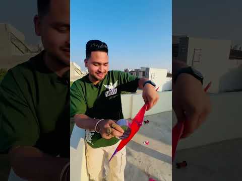 खेत में गिरे हुए पतंग को मैंने देखो कैसे लूटा टेप से😍🪁#kite #kiteflying #patang #patangbazi