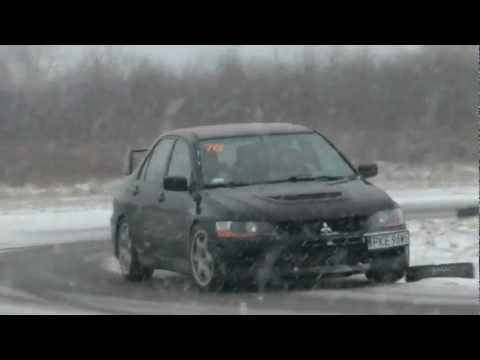 Wrocławska Liga Time Attack 2013 - I Runda - Damian Kaczorowski - Mitsubishi Lancer EVO IX