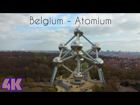 Atomium | Belgium | Brussels | Belgique | Bruxelles | Drone | 4K