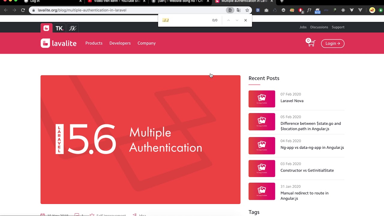 [Seri] - Website đồng hồ - Login admin