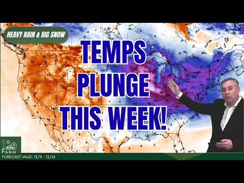 CALO DELLE TEMPERATURE QUESTA SETTIMANA! Forti nevicate e raffiche artiche in arrivo