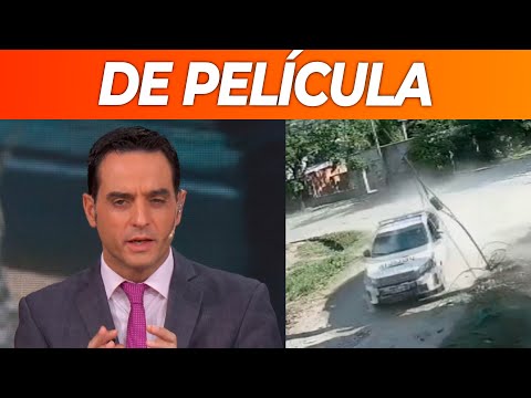 Hollywood-worthy chase: he stole a car in Haedo and flipped it in Moreno