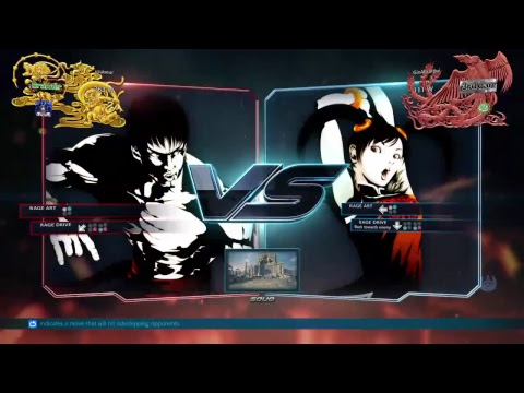 Tekken 7 law player match practise