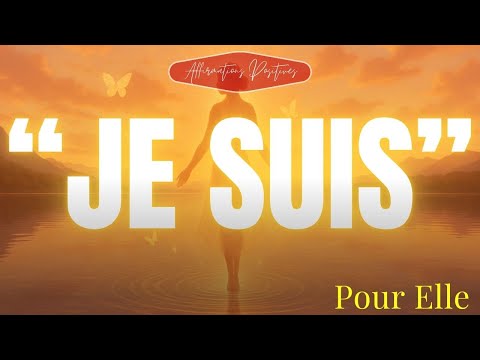 "JE SUIS" Pour Elle  Affirmations Positives à écouter pour un nouveau vous .