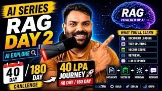 40 LPA AI Engineer Journey 🚀 | RAG Day 2 | 180 Day AI Challenge