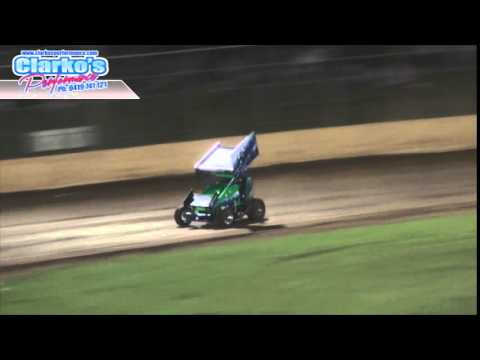 Lightning Sprints - Heat 4 - Queensland Title - Kingaroy Speedway - 05.04.13